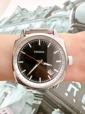 Fossil PR5463 Men's Watch Silver Tone